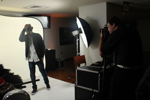 Event photo shoot guests posing together