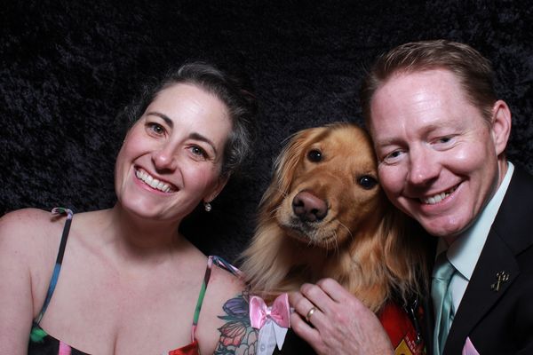 Classic photo booth printed keepsake closeup