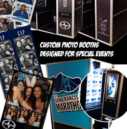 Custom branded photo booth collage for corporate activations