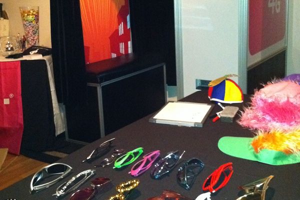 Custom photo booth for marketing tour