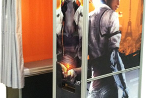 Custom branded photo booth experience