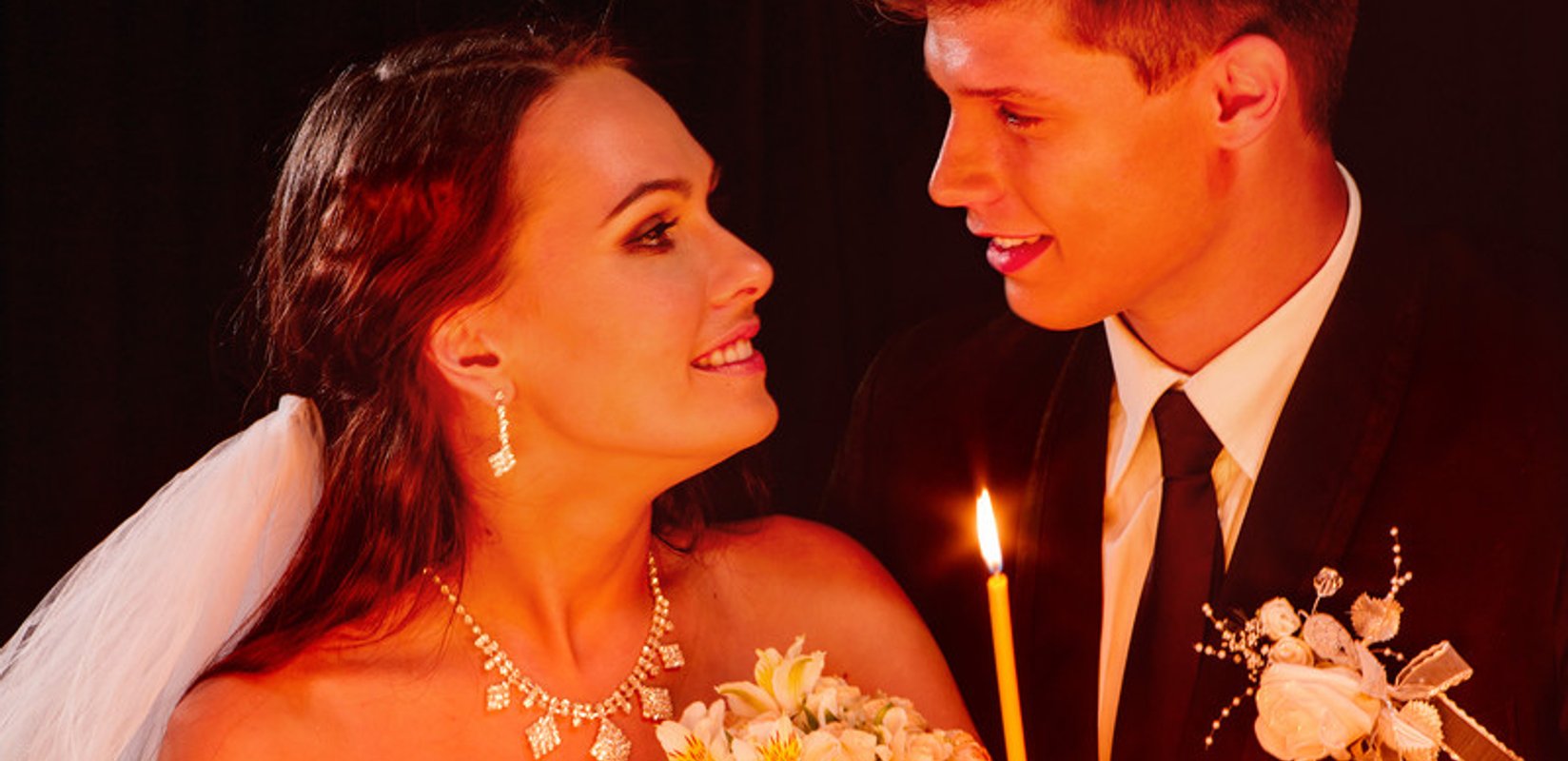 Open Bible for wedding ceremony readings