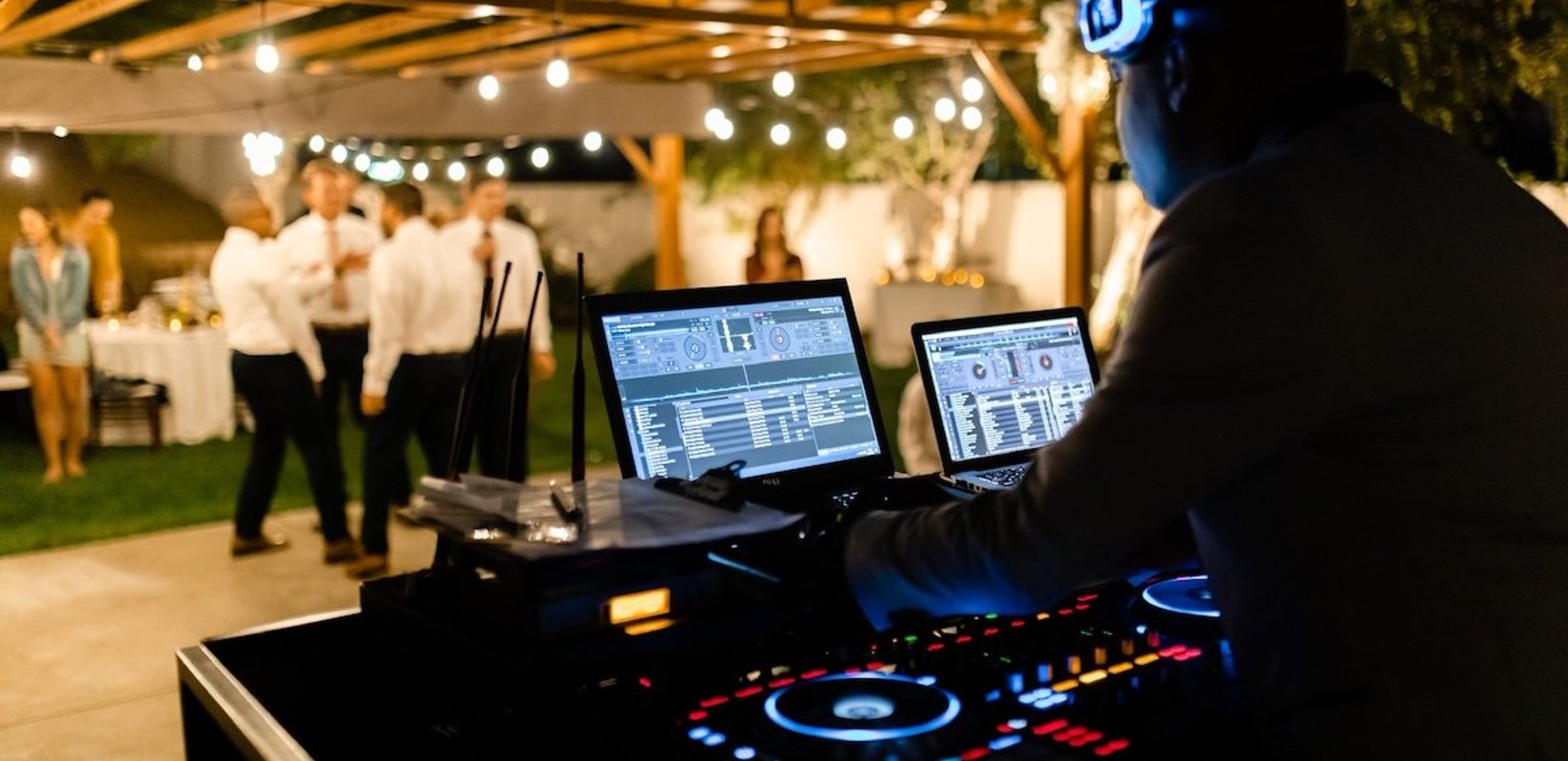 Wedding reception celebration with Denon & Doyle entertainment