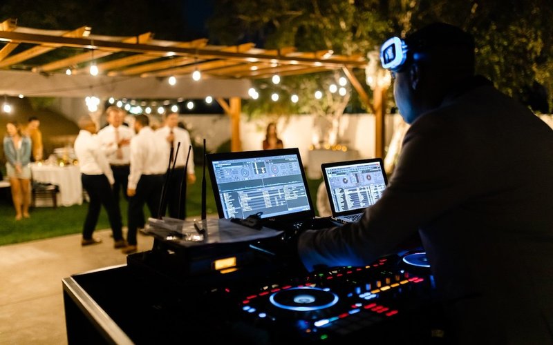 Wedding reception celebration with Denon & Doyle entertainment