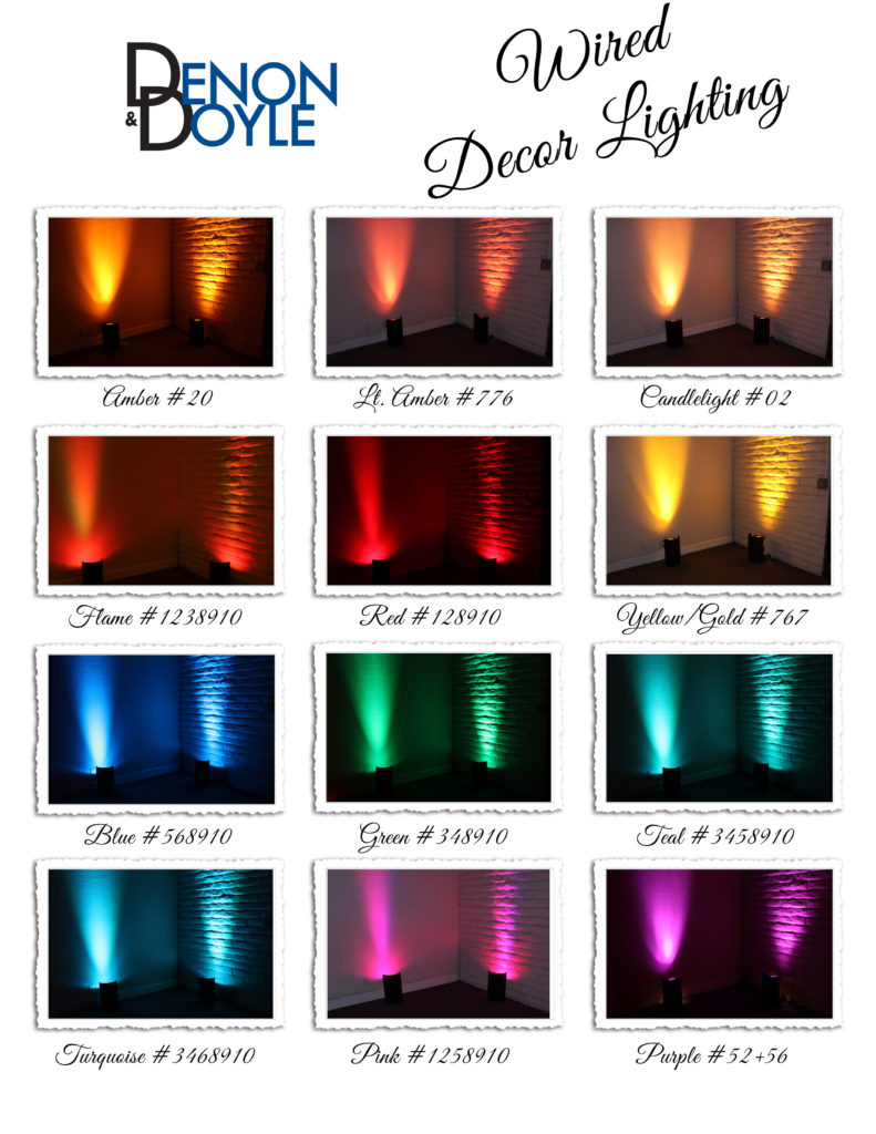 wired decor lighting